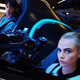 Dane DeHaan and Cara Delavingne on the set of Valerian (Photo by: Luc Besson)